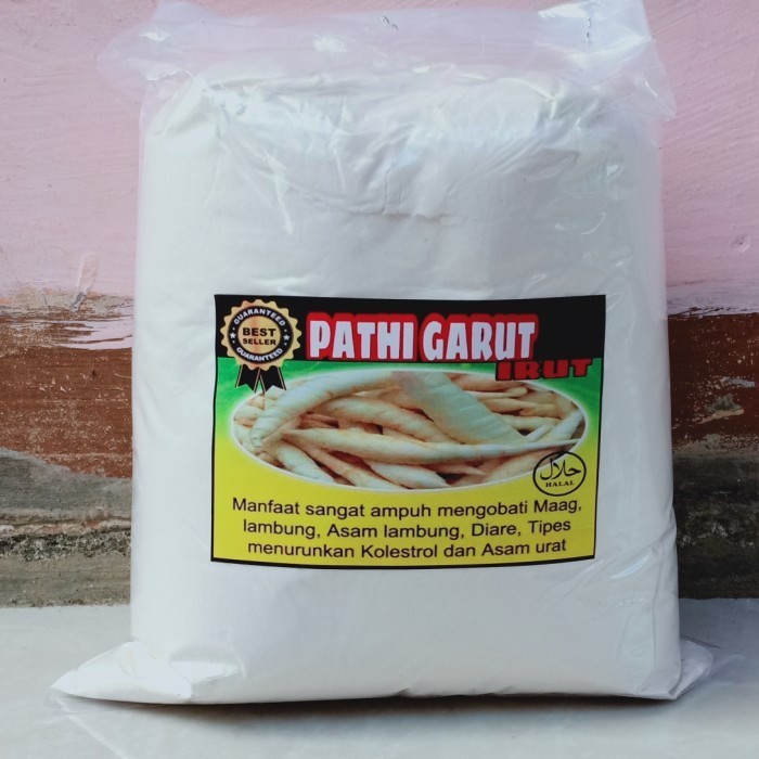 

New-Promo Pati irut/angkrik/tepung Garut asli 1kg ARROWROOT