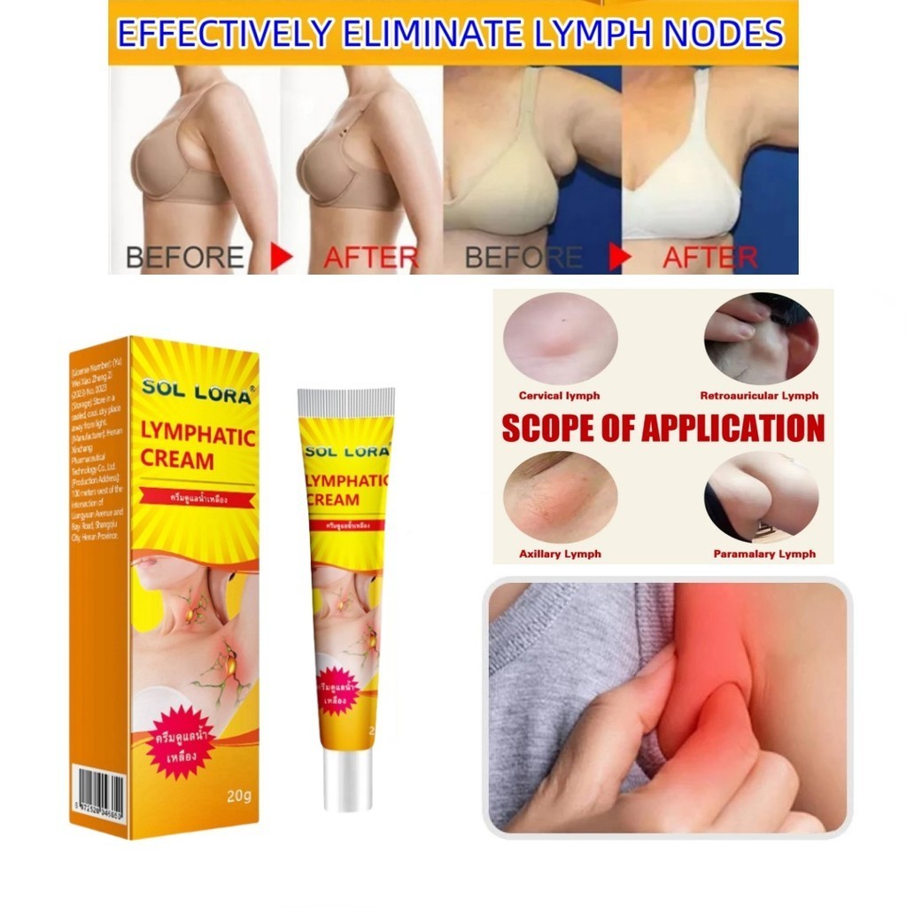 SOL LORA Lymphatic care cream Lymph Care Ointment BUKOL Lymph Node Removal Cream Lipoma Removal Crea