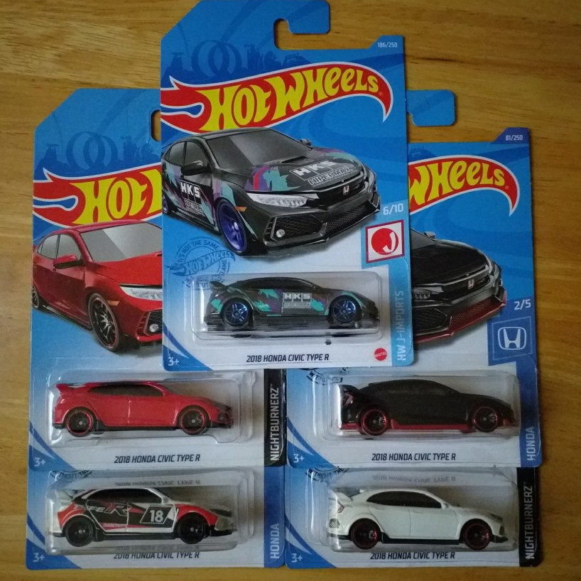 Hot Wheels 2018 Honda Civic Type R