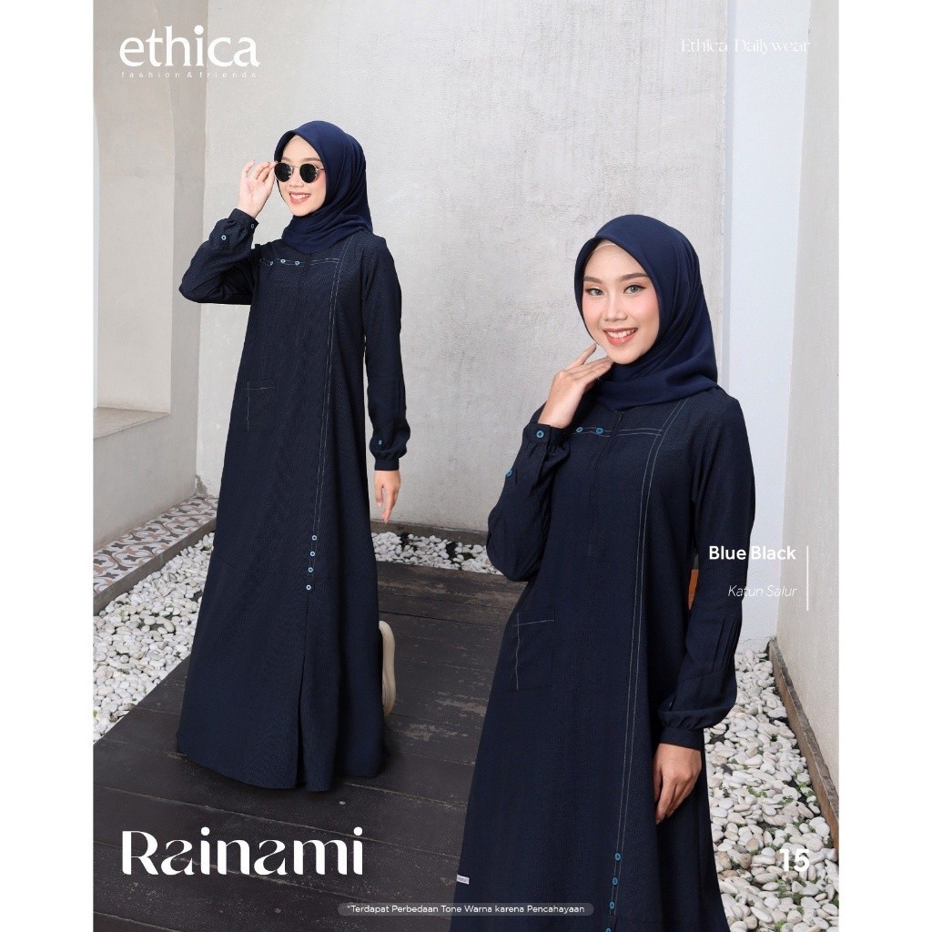 GAMIS TERBARU ETHICA RAINAMI 15 DRESS DAILY KASUAL KEKINIAN KONDANGAN TERMURAH 2023