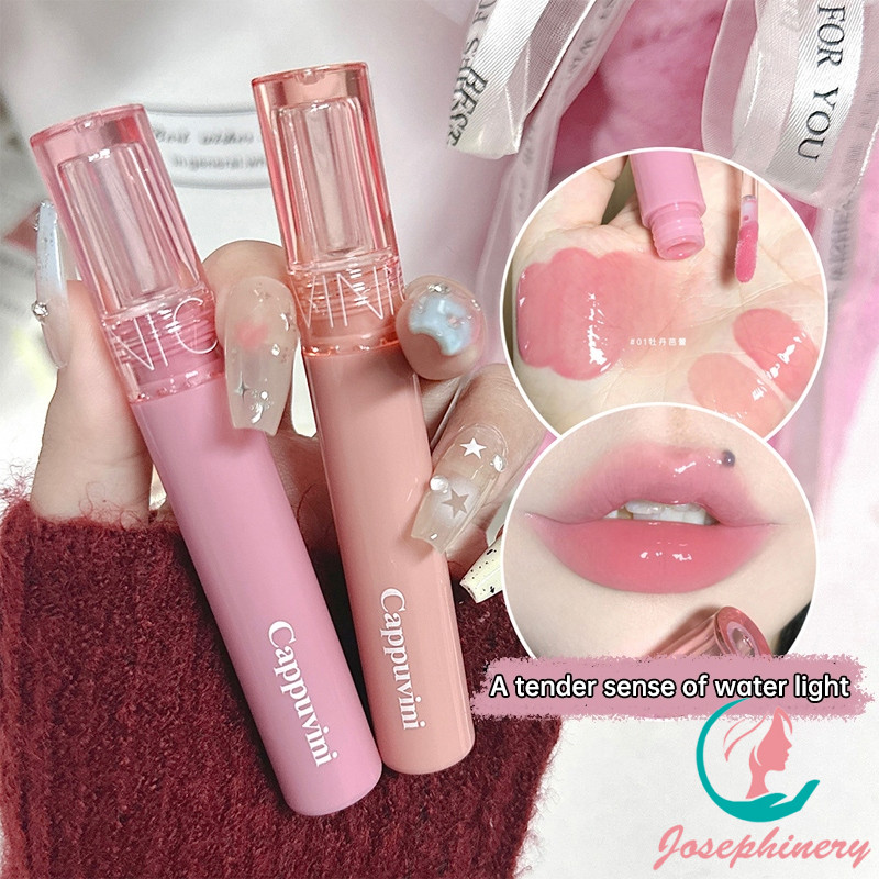 [JO]CAPPUVINI GLASS LipGloss Korean Lip Gloss Water LipGloss Mirror Korean Lipstick Lip Tint Glossy