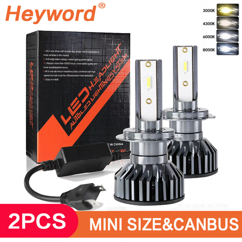 Heyword 26000lm 160W 1860 CSP chip 3000k/4300k/6000k/8000k Car LED Headlight h4 h7 h1 LED headlights