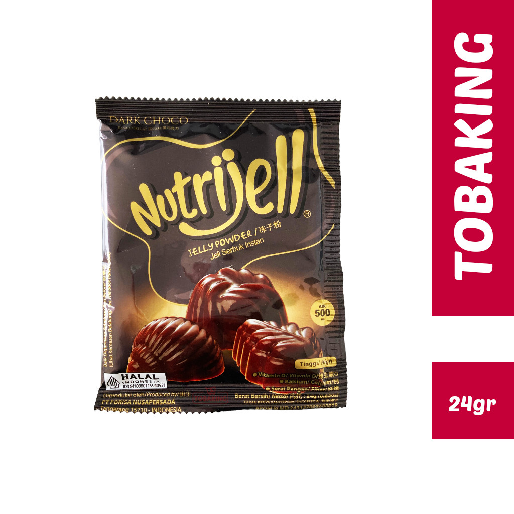 

Nutrijell Dark Choco 24gr Jelly Coklat Puding