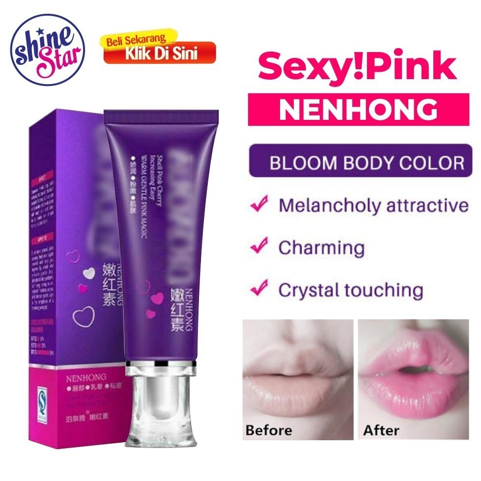 [NENHONG] Pemerah Bibir Alami - Pemerah Bibir Hitam / Miss VIVI / Ketiak / Bioaqua - NENHONG Pemerah