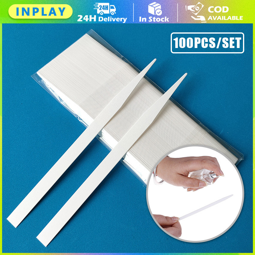 100 Strip Test Smelling Paper / Smelling Strip Kertas Parfum Bentuk Spidol Polos / Essential Oils Te
