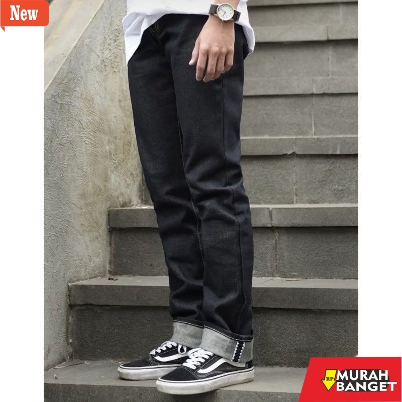 Denim Panjang Pria Celana Jeans Denim Selvedge 14 Oz (JACK LABEL DENIM ORIGINAL)