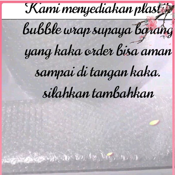 

RAJA TANI Buble bubble bable wrap untuk packing tambahan supaya aman sampai tujuan