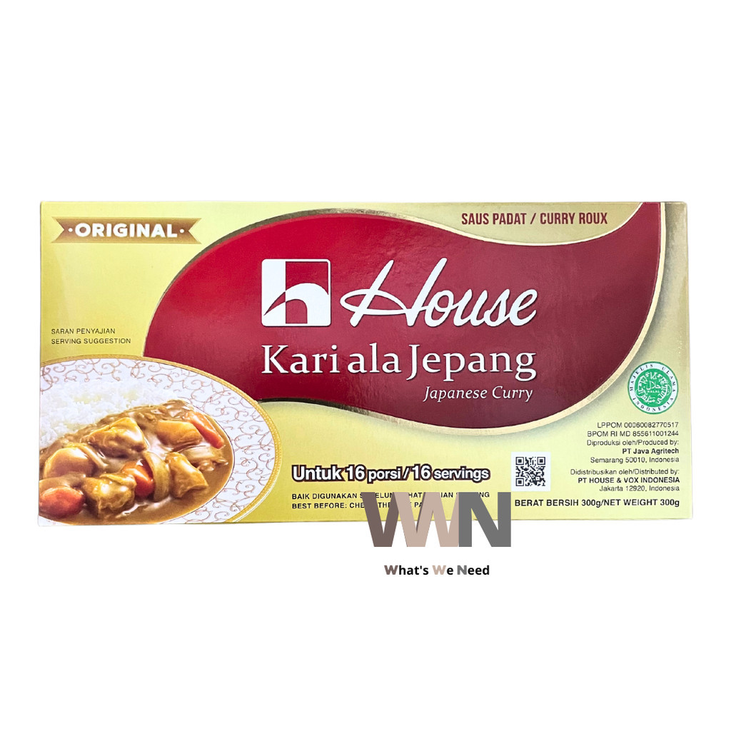 

House Japanese Curry Roux / Bumbu Kari Ala Jepang Halal 300 gr