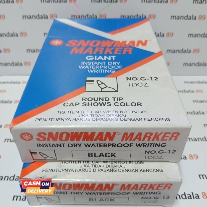 

✨LARIS✨ -SPIDOL SNOWMAN MARKER , G_12