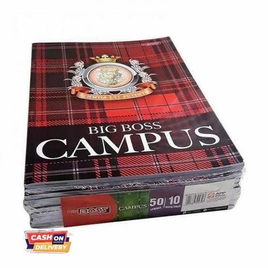 

✨LARIS✨ -Buku Tulis Campus Kampus Bigboss 50 Lembar isi 10 Buku Ukuran Boxi