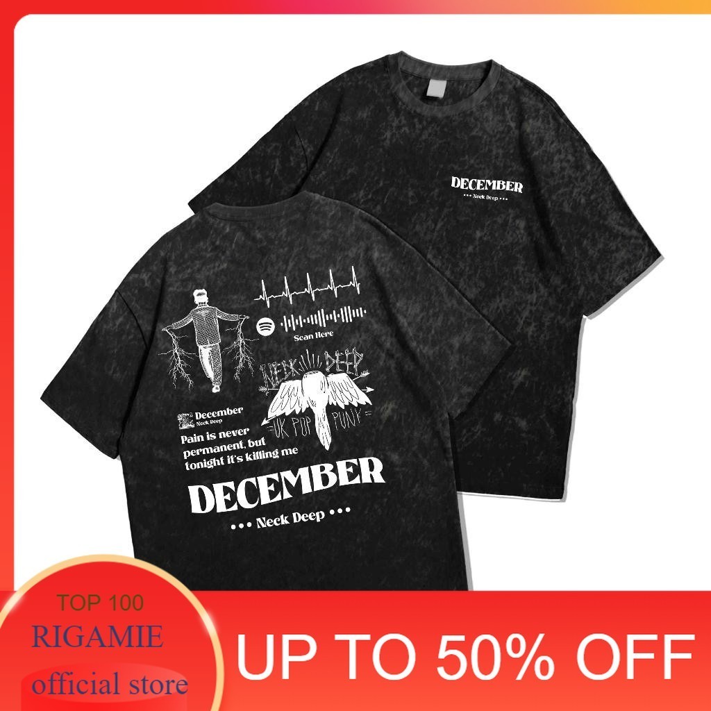 [OVERSIZE] KAOS WASH DECEMBER NECKDEEP