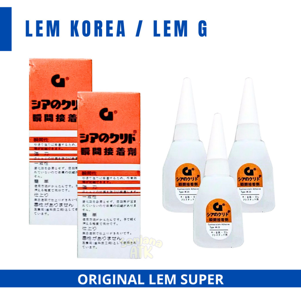 

LEM G KOREA ASLI Original Lem Super Jepang skls alteco