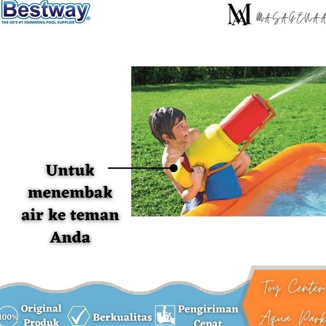 MAINAN Kolam Tempat Renang Berenang Bermain Perosotan Anak Jumbo Istana Balon