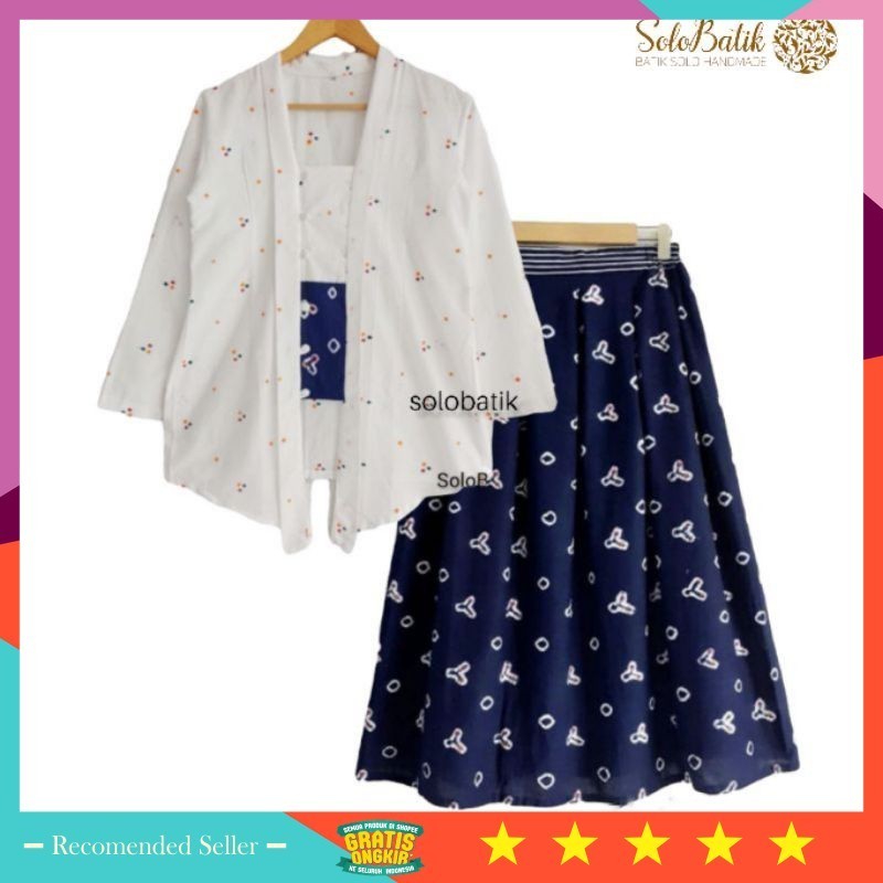 KEbaya Kartinian Murah Modern Elegan Keren Kekinian / BEST SELLER SETELAN BATIK JUMPUTAN KEBAYA SOLO
