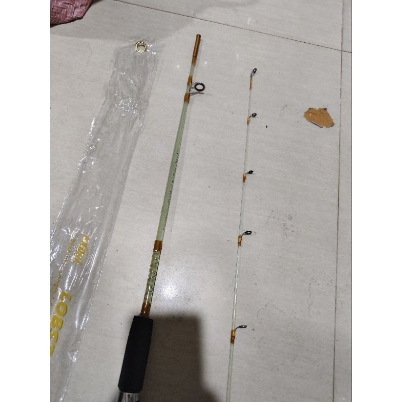 joran pancing exori lobster 150 cm fiber bening mancing kolam