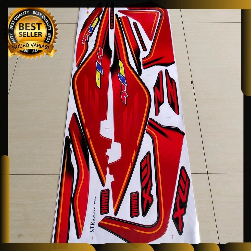 STRIPING STIKER LIST BODY MIO SOUL MX STICKER STRIPING MODIFIKASI STRIPING MOTOR THAILAND THAILOOK B