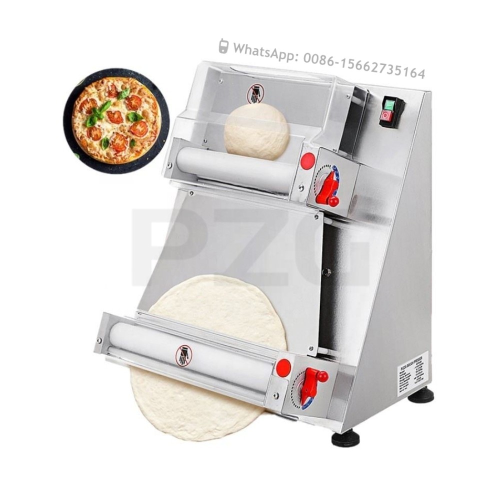 Electric Semi-Automatic Dough Roller Sheeter Pizza Forming Machine Pizza Dough Press Pizza Rolling M