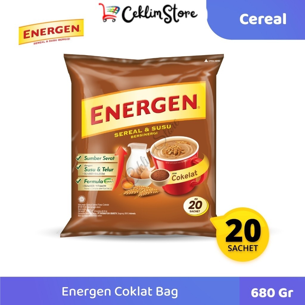 

Energen Cokelat Bag @ 34 gram