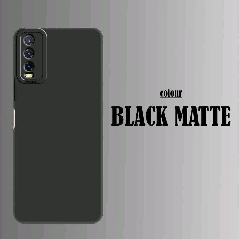 Soft Case Black    Vivo Y12S | Y20 | Y20S | Y20I Gratis Ongkir