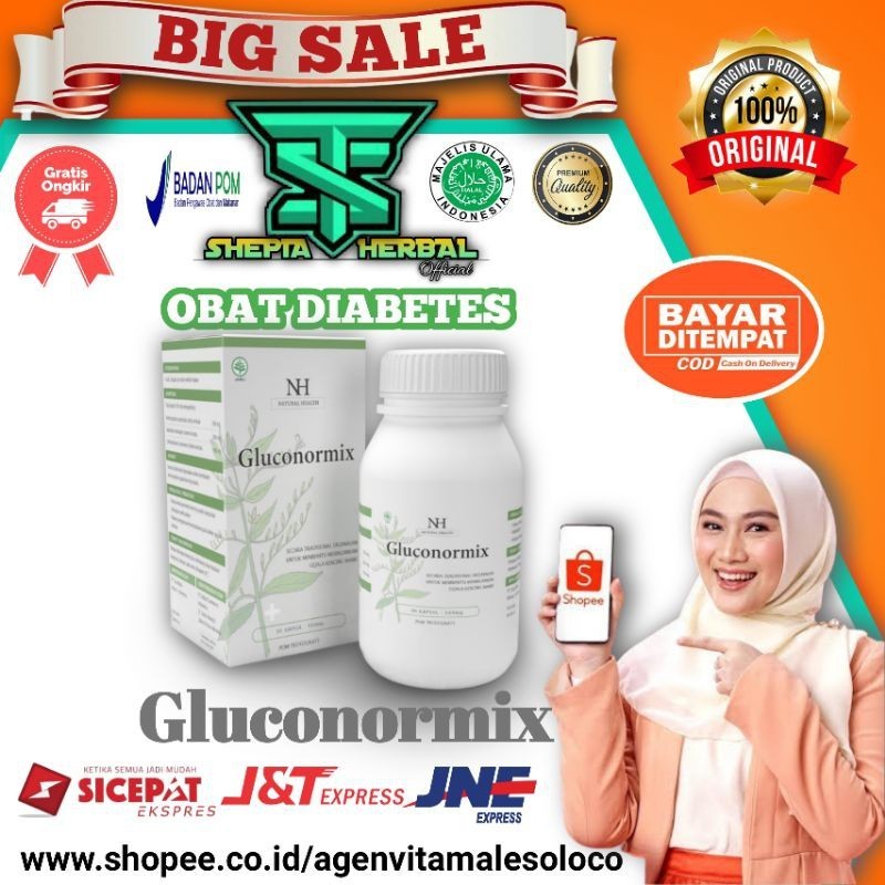 

GLUCONORMIC - GLUCONORMIX Obat Diabetes Original Resmi