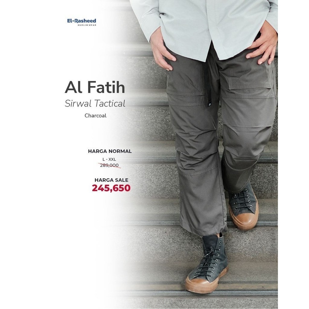 iOnest - Celana Sirwal Tactical Al Fatih Pants Celana Pria Dewasa