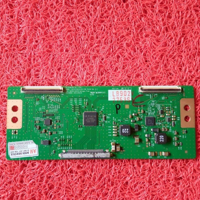 T con Tcon Ticon board logic tv LED LG 42LS3400 - 42LS3110 - 42LM3412