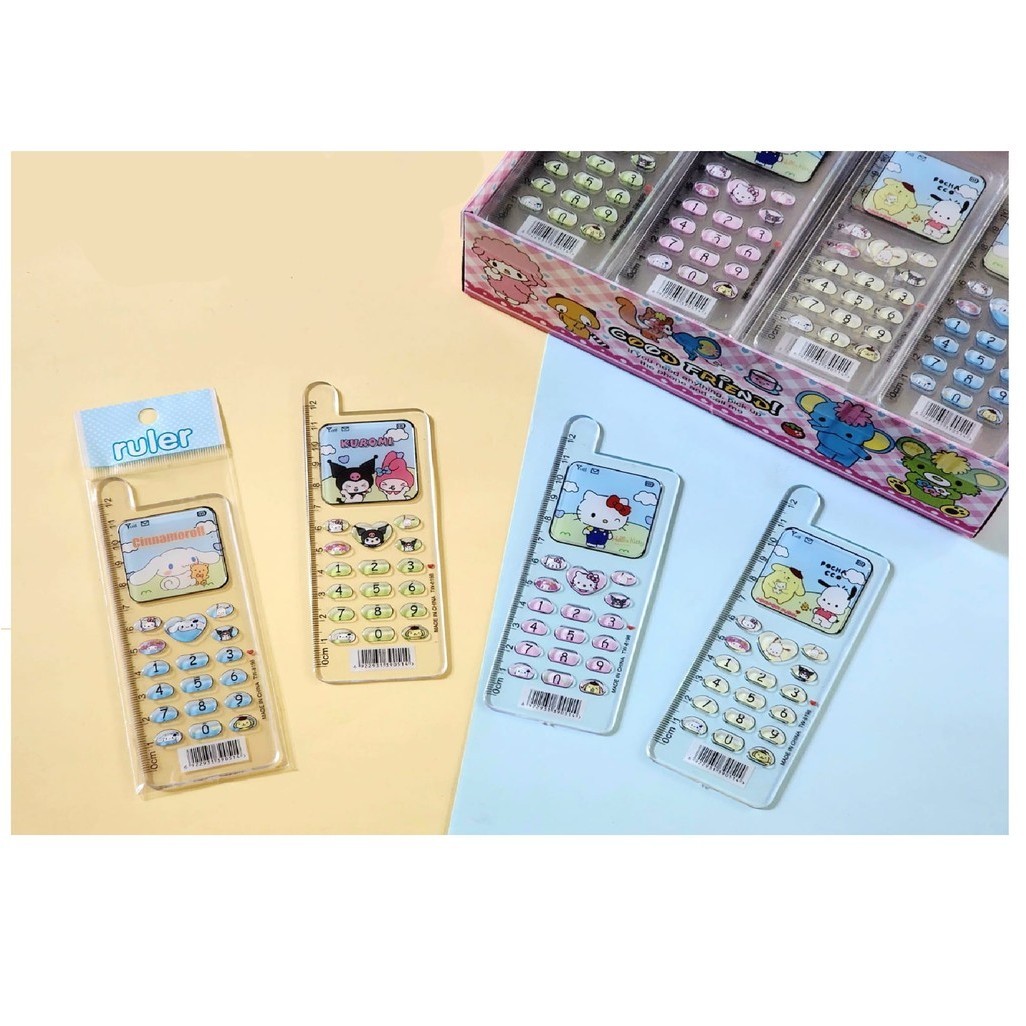 

Fancy Penggaris / Penggaris 12cm / Penggaris Sanrio 12Cm / Penggaris Sanrio / Penggaris Karakter / Penggaris Transparant / Bft, Fancy Ruler 12Cm TW-8198