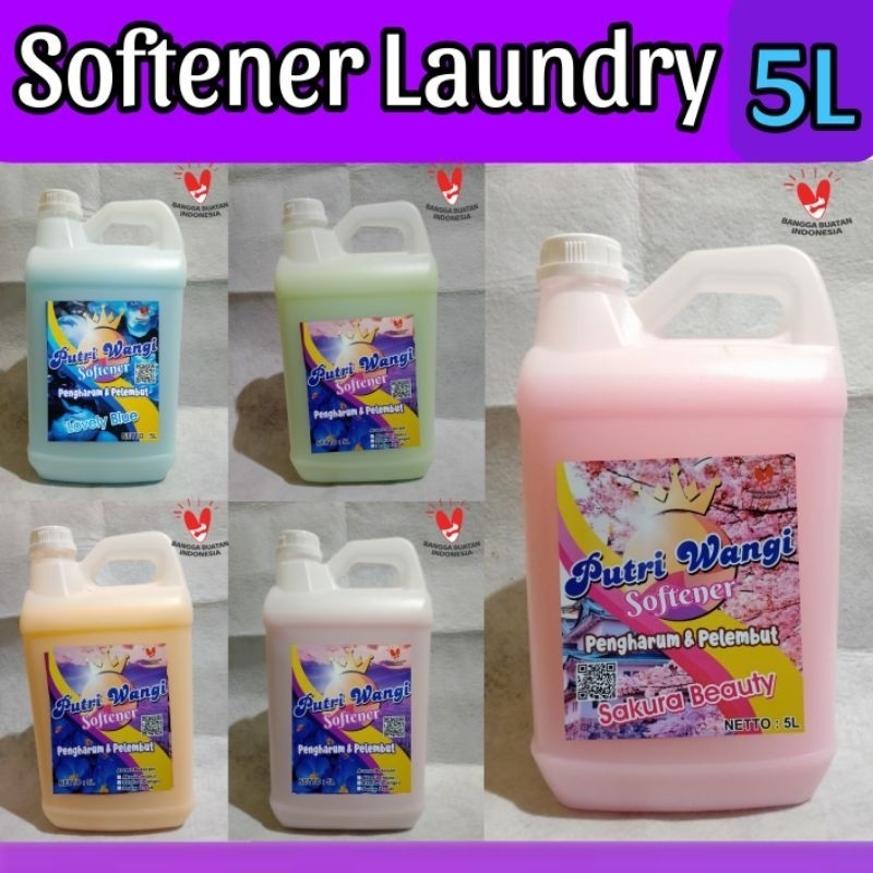 Parfum Laundry 5 Liter Softener Molto Pewangi Dan Pelembut Pakaian