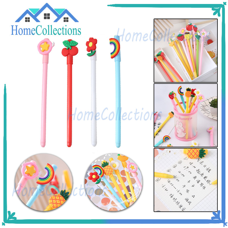 

Pulpen Karakter Kartun Buah 0.5mm/Pena Gel Motif Karakter Lucu/Pulpen Karakter Buah