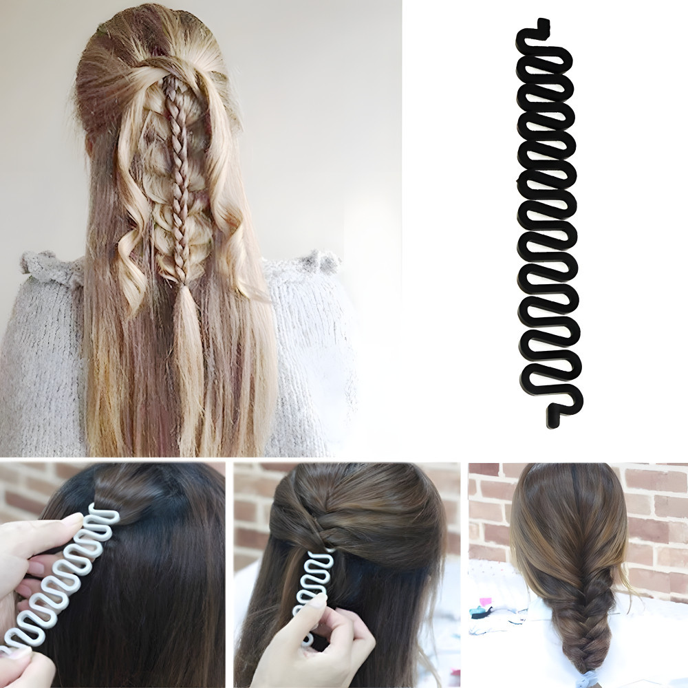 1pcs Alat Bantu Kepang Rambut Alat Bantu Kepang Kelabang Rambut / Mengepang Rambut