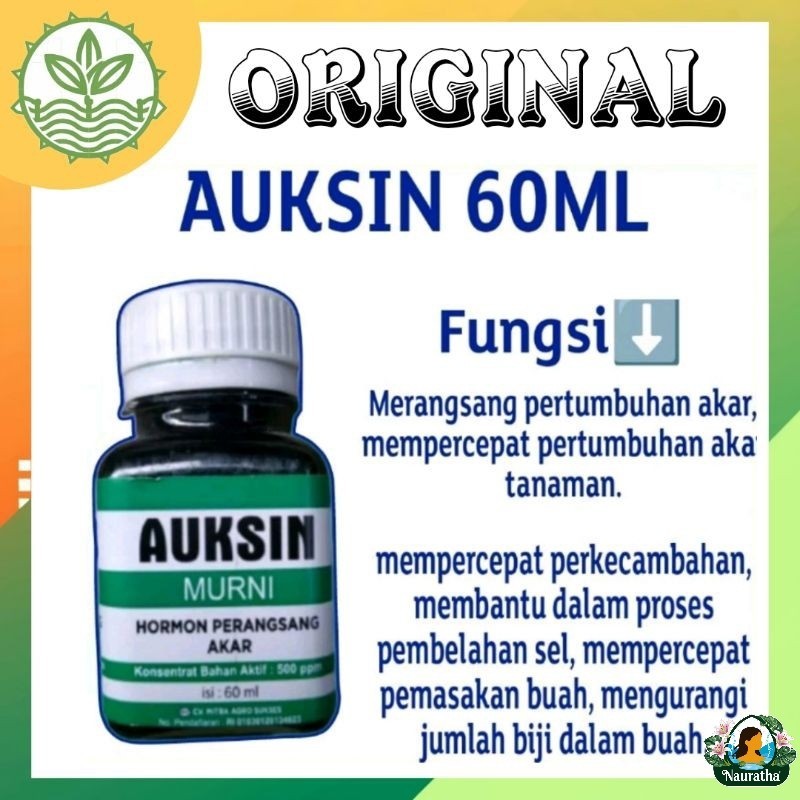AUKSIN PERANGSANG AKAR MURNI 60ML/ ZPT PERANGSANG AKAR/ HORMON PERANGSANG AKAR/ OBAT AKAR/ ROOT UP