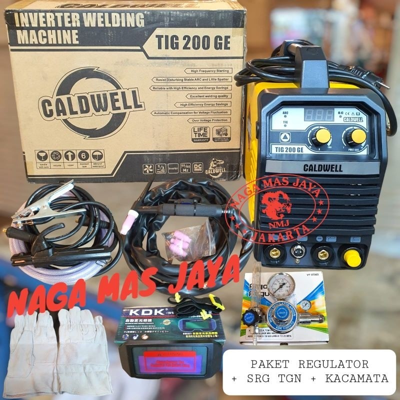 MESIN LAS ARGON CALDWELL TIG 200 GE / TRAFO LAS ARGON CALDWELL TIG 200GE / CALDWELL TIG 200