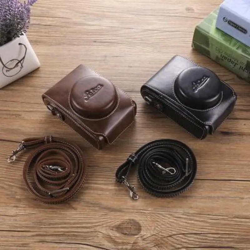 Portable camera bag PU leather case Cover BOX for Leica C-LUX D-LUX7 D-LUX 7 D-LUX6 D-LUX5 D6 D5 D4 