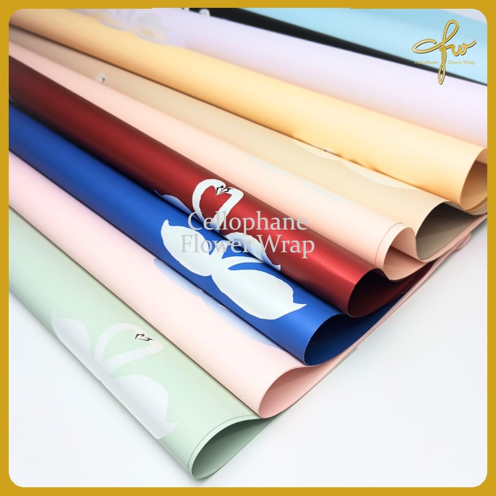 

Kertas Buket Swan Doff Cellophane Flower Wrapping