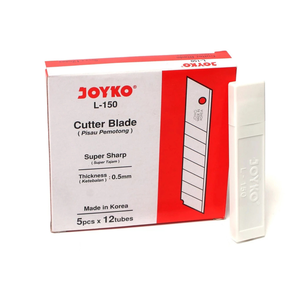 

5pcs Isi Cutter Blade Joyko L-150 Refill Cutter Besar Joyko