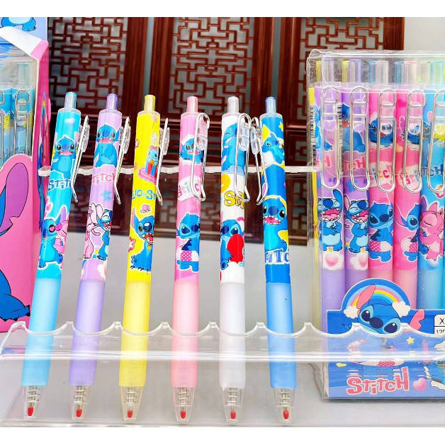 

paket 6pcs Pulpen pena cetek besi labubu lucu popmart