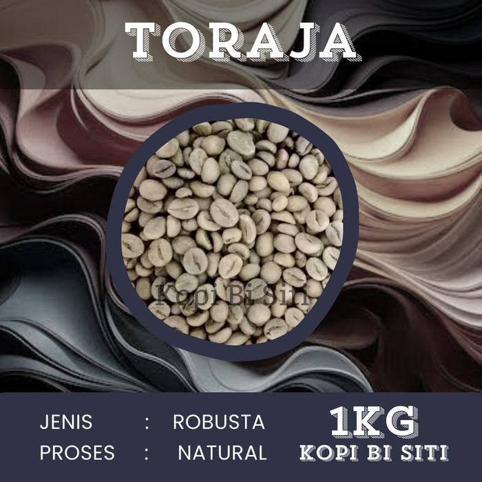 Green bean ROBUSTA Toraja - Fine ROBUSTA 1kg