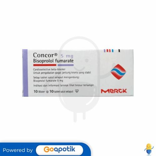Concor 5 Mg Box 100 Tablet / Hipertensi