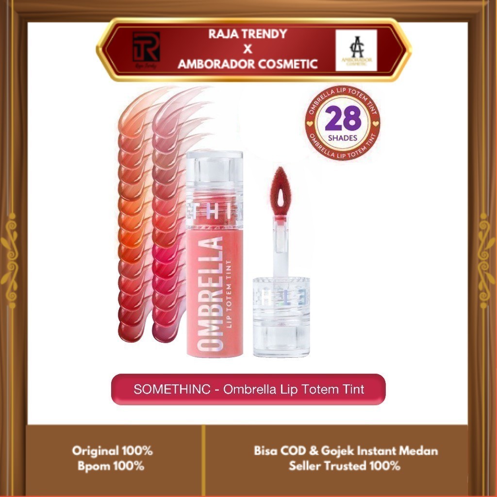 SOMETHINC - OMBRELLA LIP TOTEM TINT ( 2.5 g ) - Liptint Bibir Plumpy Juicy Sehat Ombre Lips Lightwei