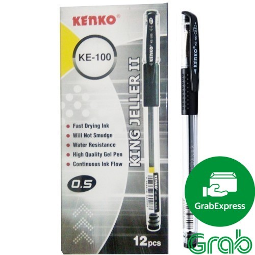 

Pulpen Gel Kenko King Jeller II KE-100 LUSIN promo harga