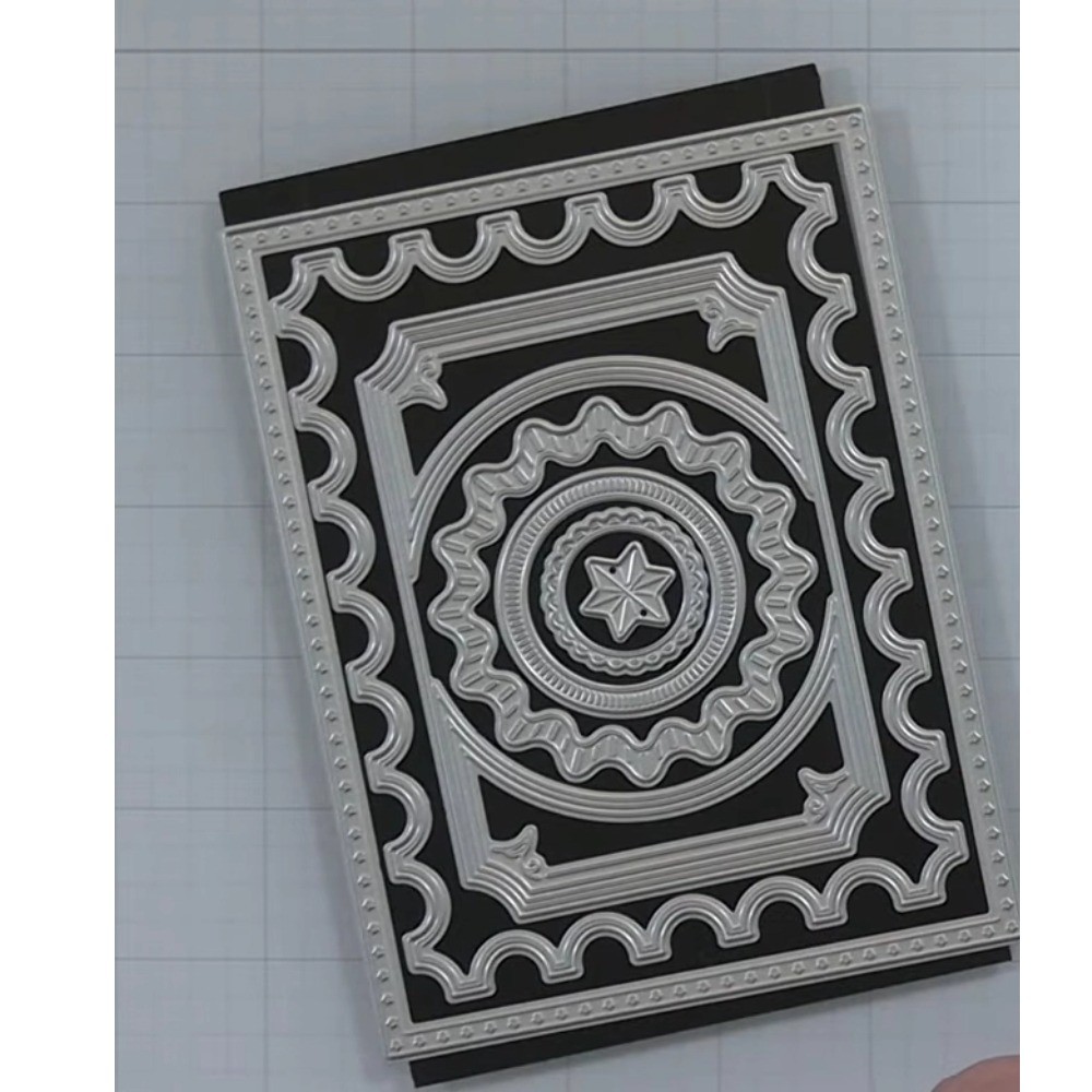 

Emblazon Metal Cutting Data Slimline Essentials Scrapbooking Card Stencil Cut Die for DIY Handmade Card Crafts