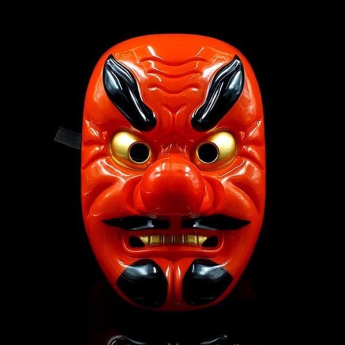 NIRMAL topeng tengu halloween cosplay mask tradisional jepang