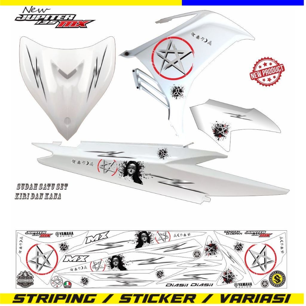 COD / STRIPING VARIASI JUPITER MX NEW 135 VARIASI