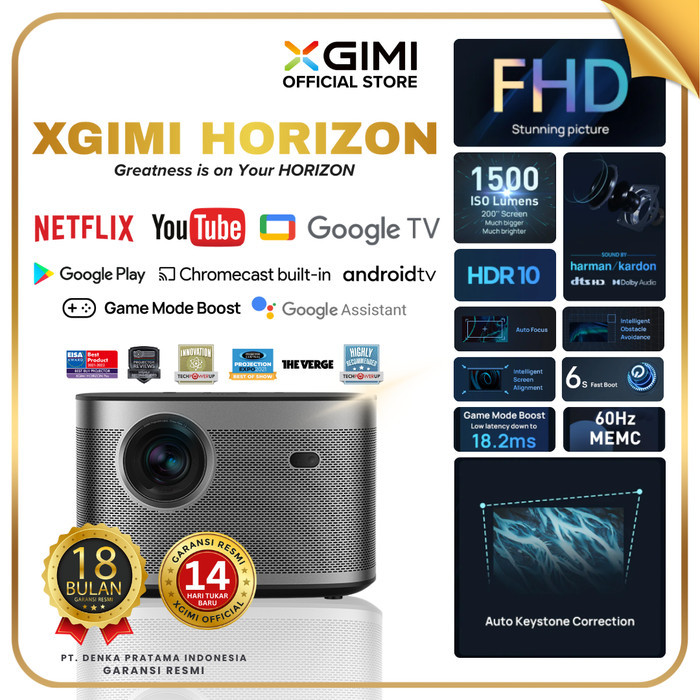 Xgimi Horizon Full HD DLP Smart Home Theater  Projector - Horizon