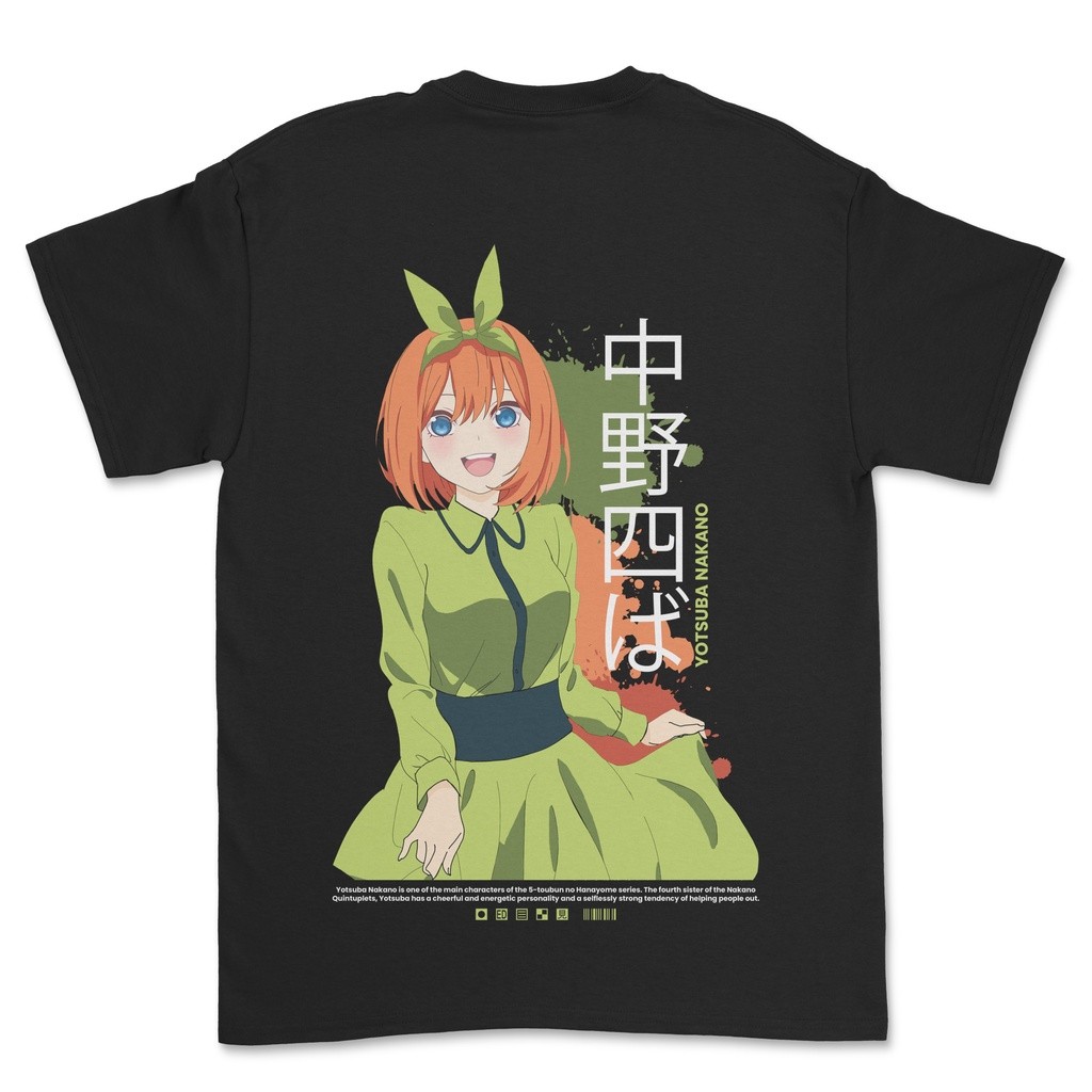 Kaos Anime Go Toubun No Hanayome Yotsuba Nakano