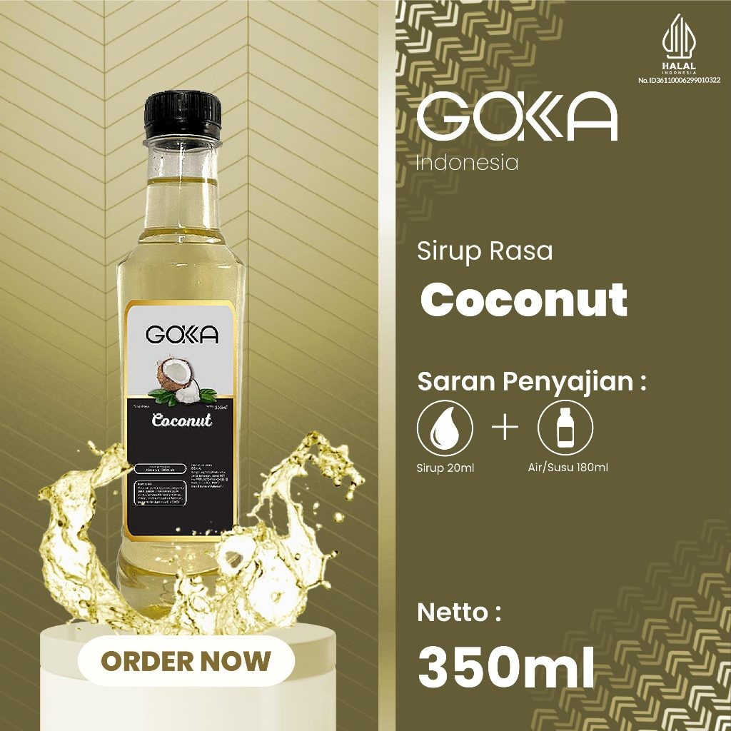 

Sirup Gokka Rasa Kelapa / Syrup Coconut Gokka 350ml