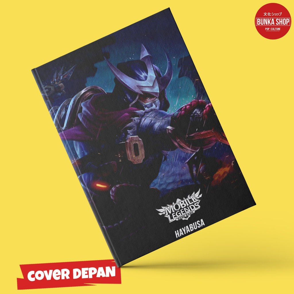 

Note Book Game Mobile Legends Hayabusa Hardcover A5 Buku Catatan Buku Tulis Murah