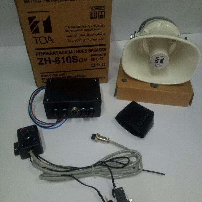 SIRINE 9SUARA BIG POWER ECHO,BASS,LOWHIGH,VOLUME LENGKAP TOA