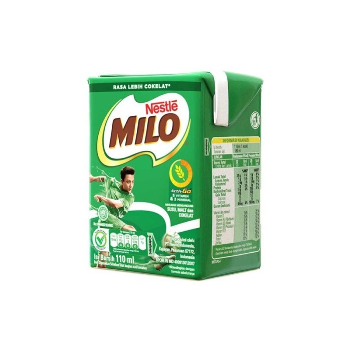 

Milo Activ Go UHT Kotak 110 ml. 1 dus isi 36 pcs