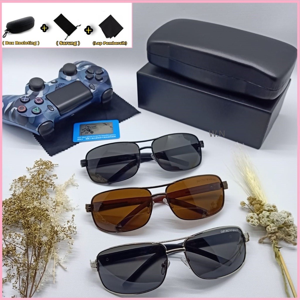 PRODUCT TERLARIS  Kacamata Hitam Pria EA2010 / COD / Kacamata Fashion Pria TERBARU 2022 / Kacamata G